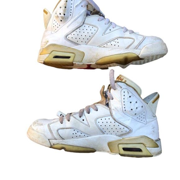 BEATER 2012 Air Jordan 6 Retro Golden Moments Pack Size 9 - Picture 8 of 16